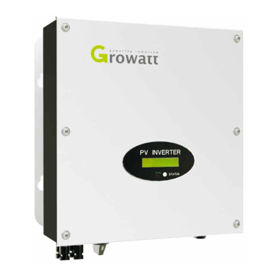 GROWATT 2500MTL-S OPERATION MANUAL Pdf Download | ManualsLib