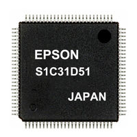 Epson S1C31D50 Technical Instructions