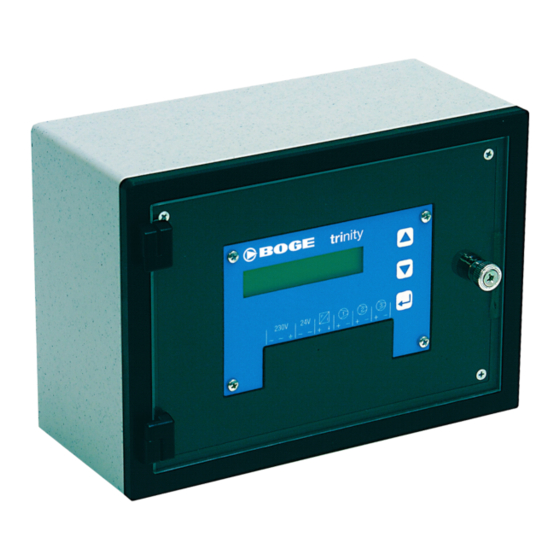 BOGE TRINITY OPERATING INSTRUCTIONS MANUAL Pdf Download ManualsLib