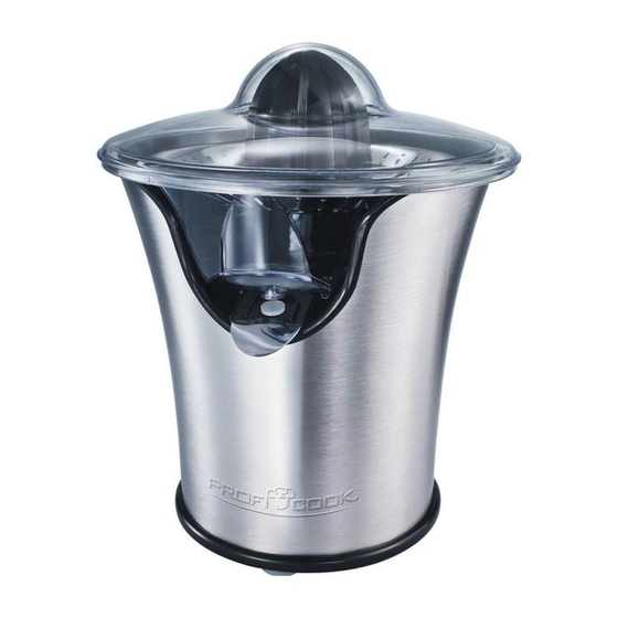 Profi Cook PC-ZP 1018 Instruction Manual