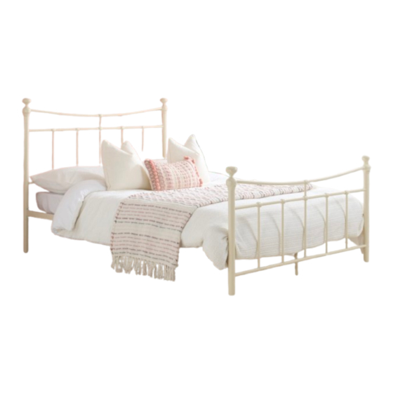 Happybeds Bronte Metal Bed 4ft6 Assembly Instructions Manual