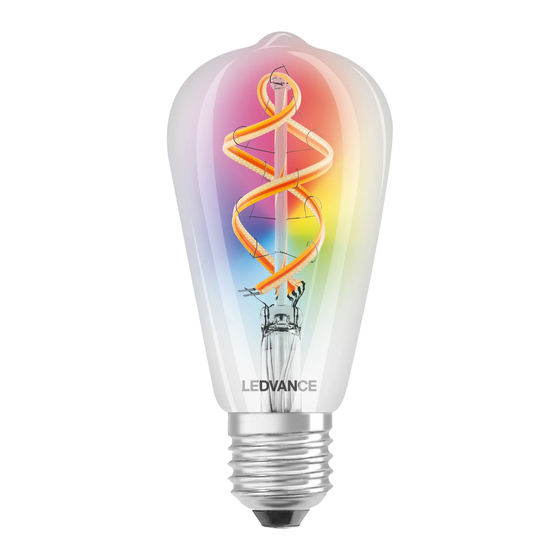 Ledvance LED SMART WIFI 127V RGBW 6W FIL EDISON Installation Manual