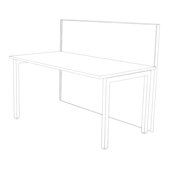 Jason.L Horizon Quadro Square Desk Assembly Instructions Manual
