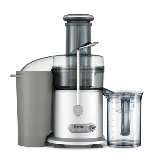 Breville Juice Fountain Plus JE98XL Instruction Booklet