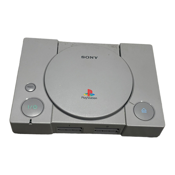 Sony Playstation SCPH-5502a Instruction Manual