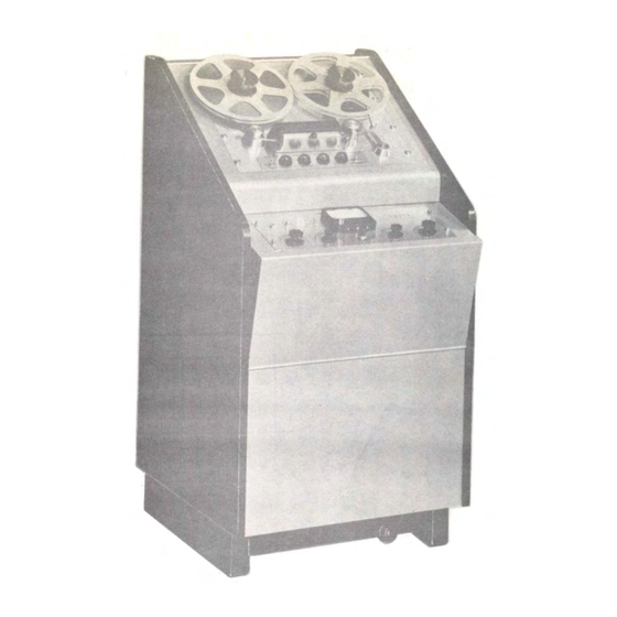 Ampex 350 Machine Manual