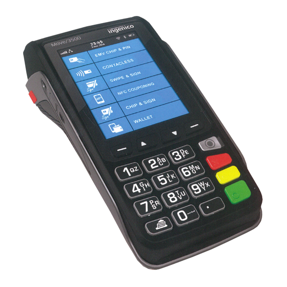 Ingenico group Move 3500 3G Quick Start Manual