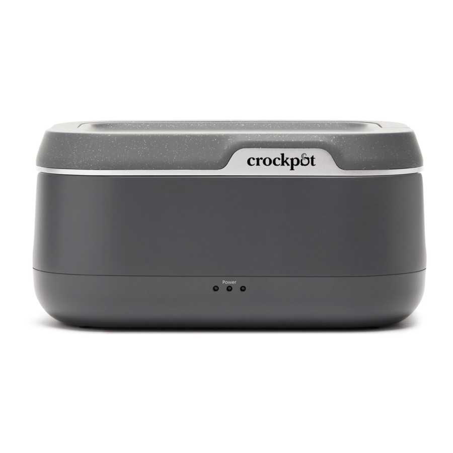 Crock-Pot Go CPSCW31-B - Portable Food Electric Lunch Box Manual