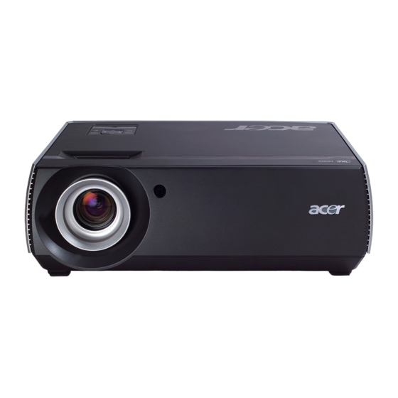 Acer P7290 Manual
