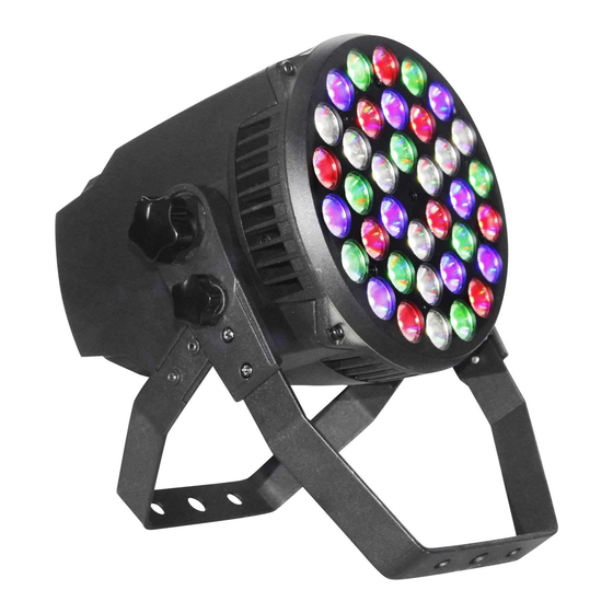PR Lighting XPar 336 Quick Start Manual