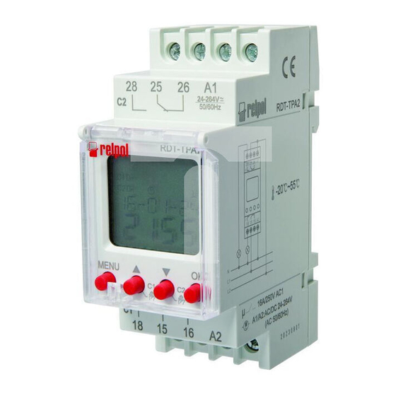 Relpol RDT-TPA2 User Instruction
