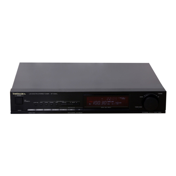 Technics ST-X301L Service Manual