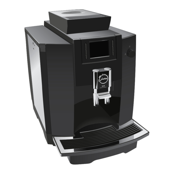 Jura WE6 Professional Instructions For Use Manual