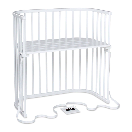 Baldacchino Babybay A Nido D'Ape Bianco Grigio - Protezione Solare Per Culla E Lettino Fino A 96 Cm - Certificato Oeko-Tex