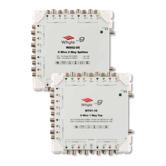 Whyte WT91-10 Instruction Manual