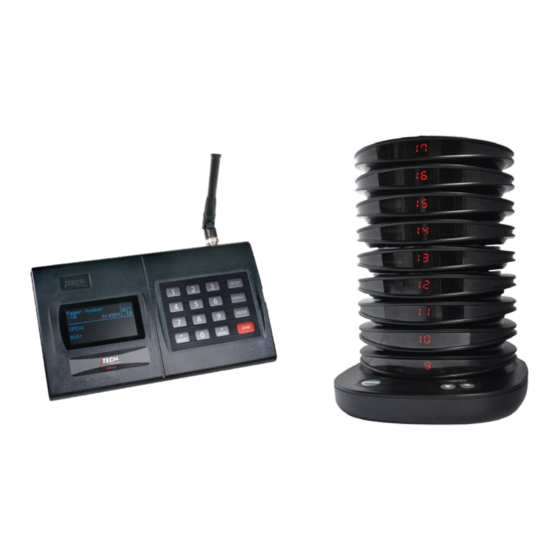 JTECH GuestCall Coaster J1707 User Manual