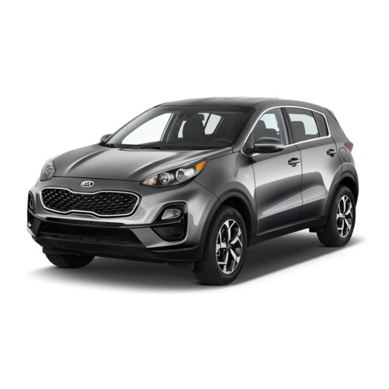 Kia Sportage 2022 Quick Start Manual