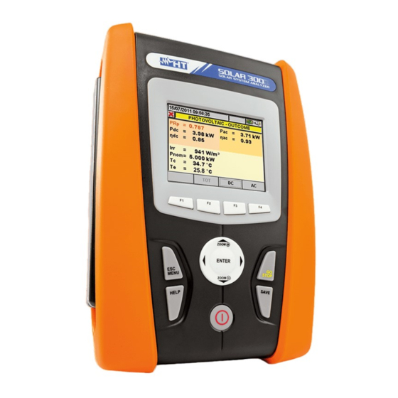 HT Italia SOLAR300 User Manual