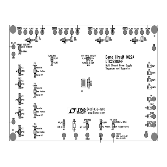 Linear Technology 1029 Quick Start Manual