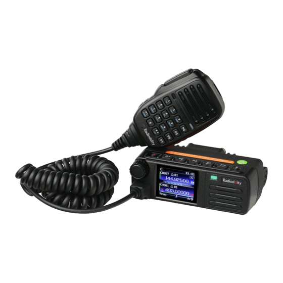 Radioddity DB25-D Extended Manual