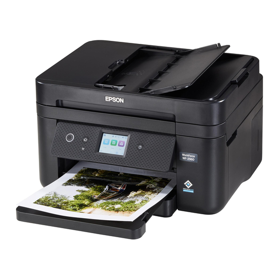 EPSON WORKFORCE WF 2960DWF USER MANUAL Pdf Download ManualsLib