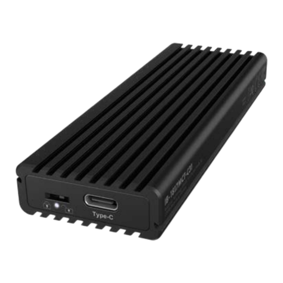 Icy Box IB-1817MCT-C31 Quick Installation Manual