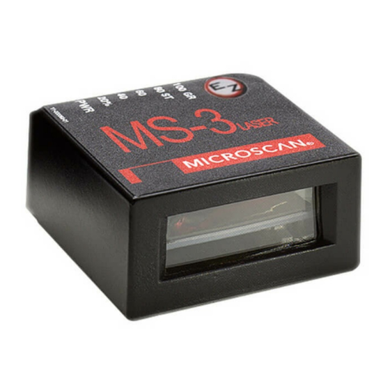 Microscan MS-3 User Manual