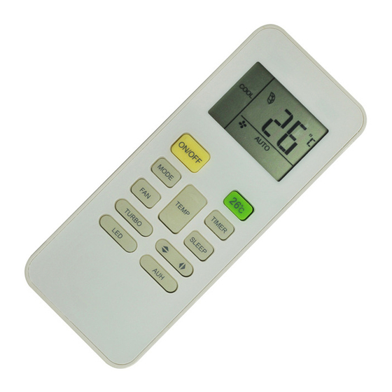 Midea aircon store remote control