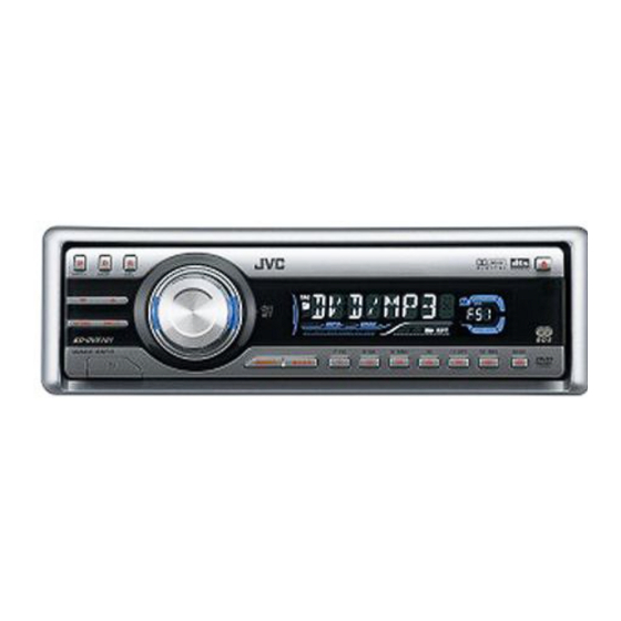 JVC KD-DV5101 Instructions Manual