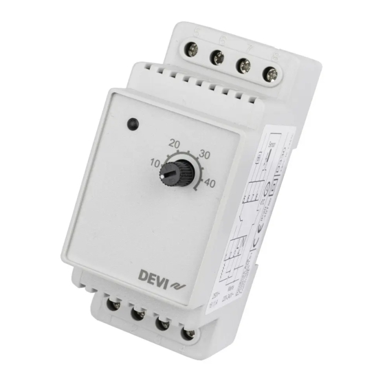 DEVI DEVIreg 330 Installation Manual