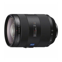 Sony SAL2470Z2 Operating Instructions