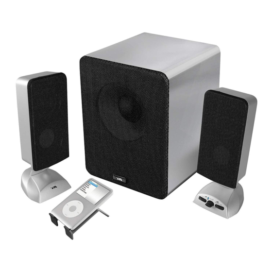 Cyber Acoustics CA-3618 Owner's Manual