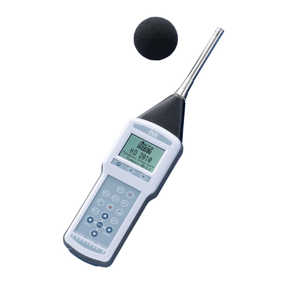 DeltaOHM HD2010UC Manual