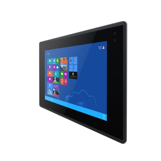 Winmate Elegant Design W10IB3S-EHH2 Quick Start Manual