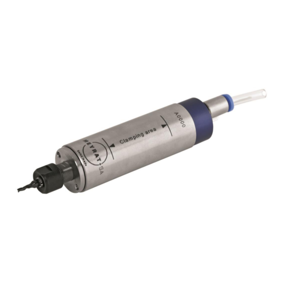 Meyrat MHF-22 High Frequency Spindle Manuals
