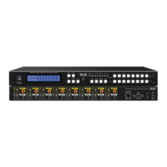 KVMSwitchTech HD-MTX-88-4KA Instruction Manual