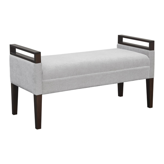 Martha Stewart Sloane Accent Bench Assembly Instructions