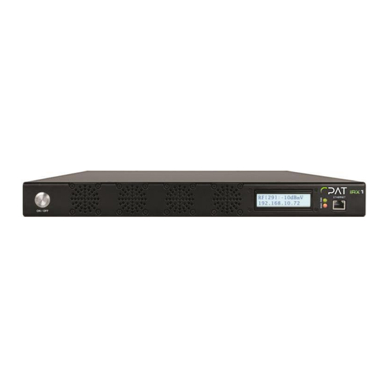CPAT FLEX IRX1 User Manual