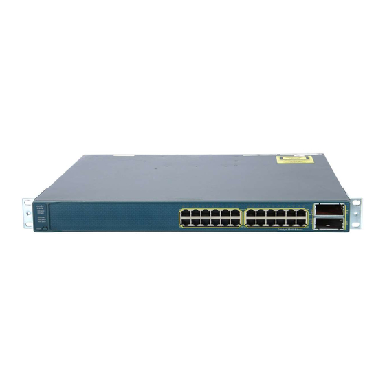 Cisco WS-C3560E-24PD-E Manuals