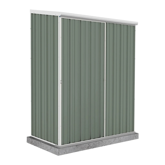ABSCO SHEDS EZISLIDER 15081EZK-PTX Manual