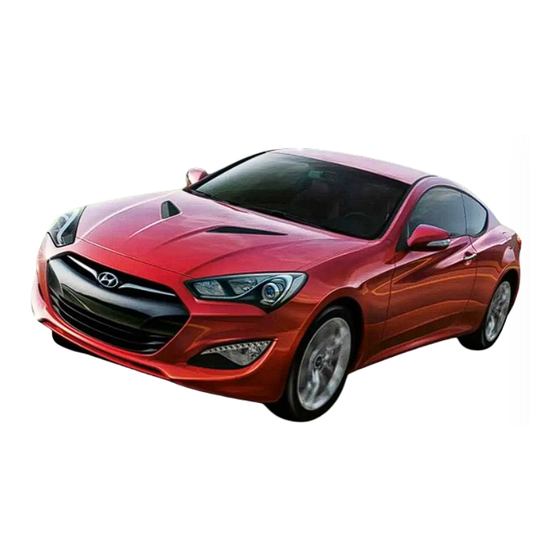 Hyundai GENESIS COUPE Quick Reference Manual