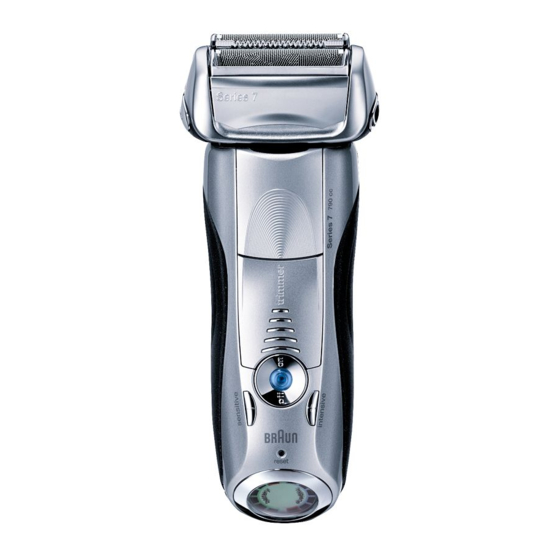 Braun Electric Shaver User Manual