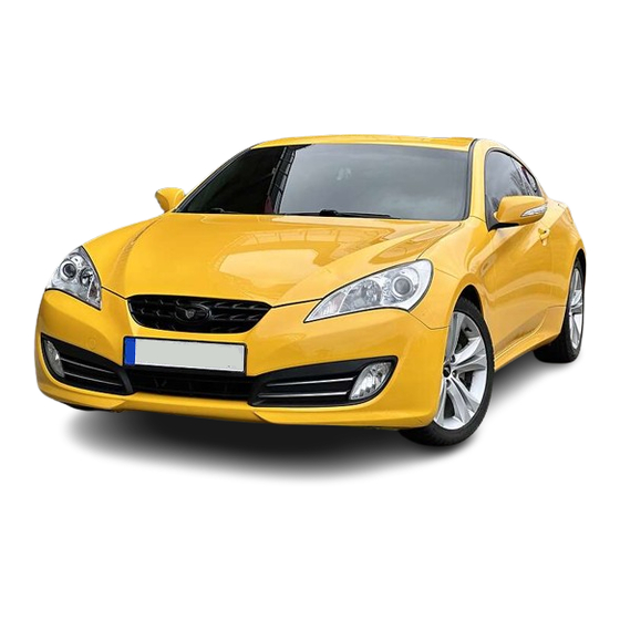 Hyundai Genesis Coupe Owner's Manual