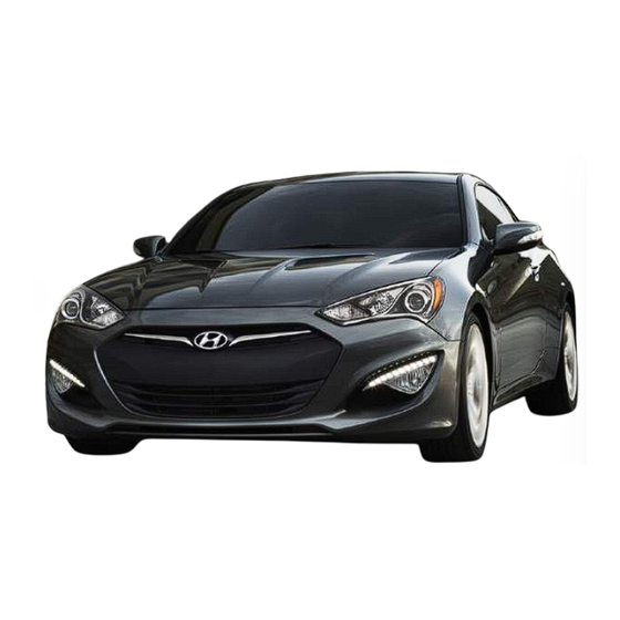 Hyundai GENESIS COUPE Quick Reference Manual