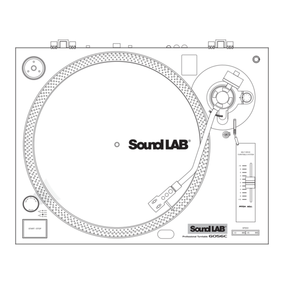 Sound LAB G056C Operating Instructions Manual