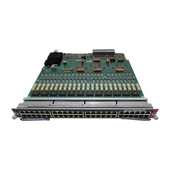 Cisco WS-F6K-VPWR-GE Installation Notes