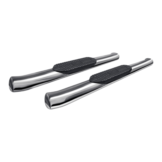 Westin PRO TRAXX 4 OVAL TUBE STEP BARS Installation Instructions