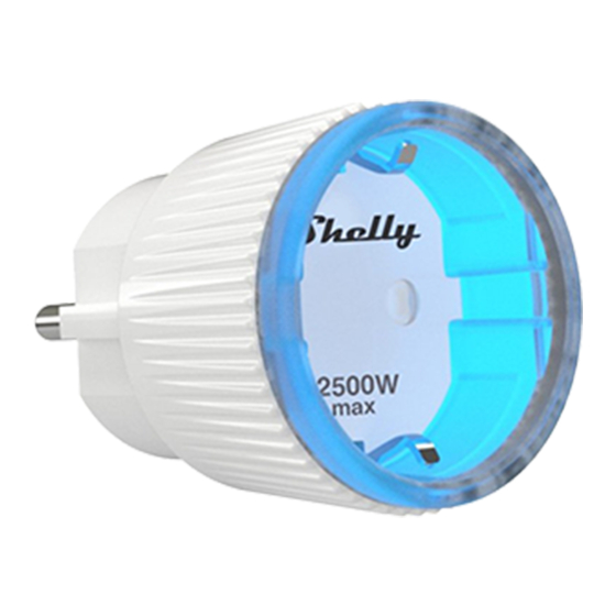 Shelly PLUG S General User And Safety Manual