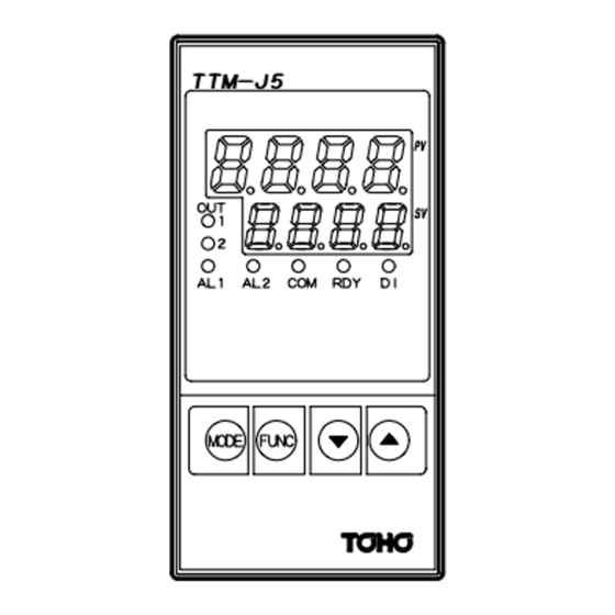 Toho Electronics TTM-J4 Series User Manual