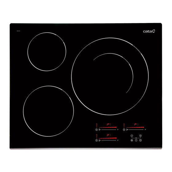 Cata INSB 6032 BK Operating And Maintenance Instructions Manual